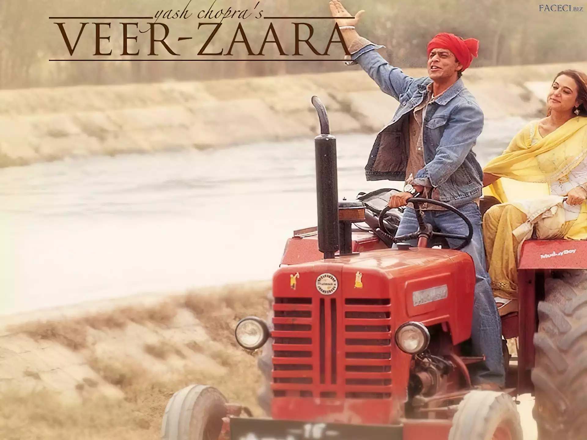 Veer Zaara, Shahrukh Khan, traktor, Preity Zinta